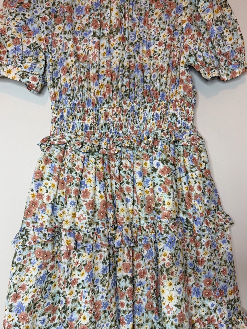 VICI Floral Ruffle Dress Size Medium - Picture 8 of 8